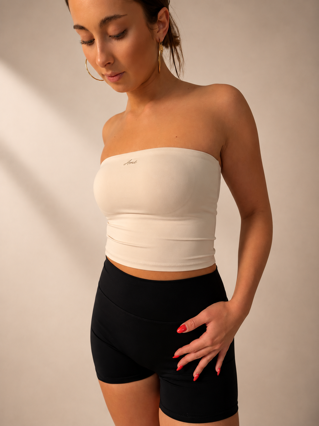 Strapless top