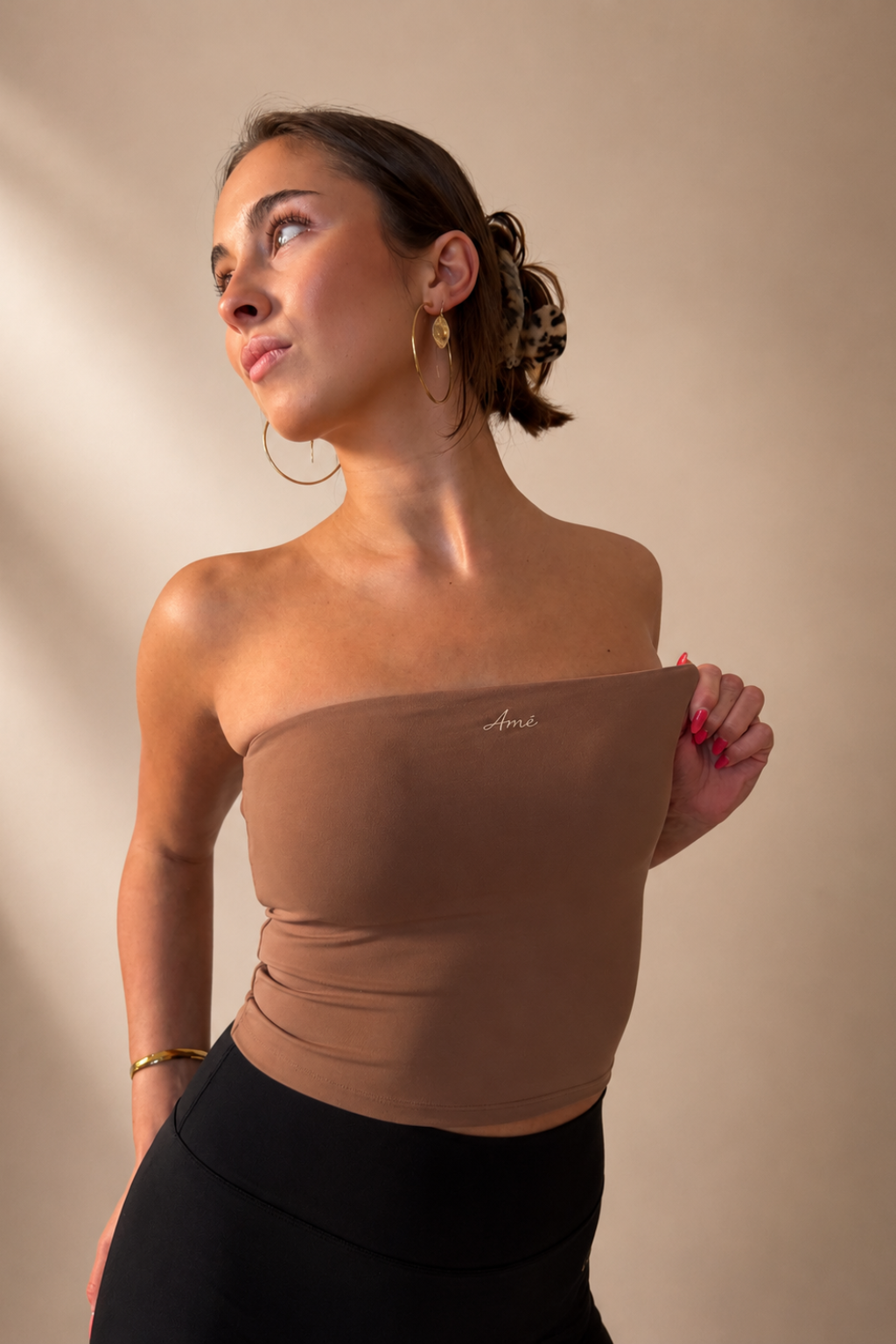 Strapless top