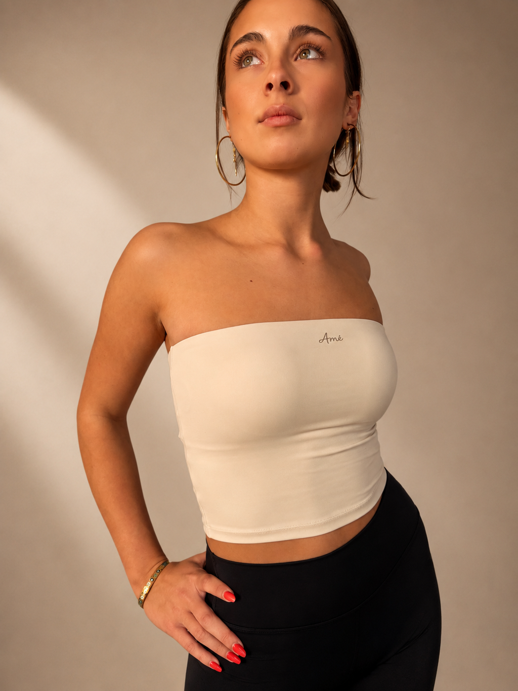 Strapless top